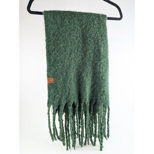 Victoria Leland Designs Womens Green Wool Blend Scarf by The Giving Project Soft